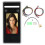 Face Recognition Time Clock 4.3in Touchscreen Night Vision for Office 1