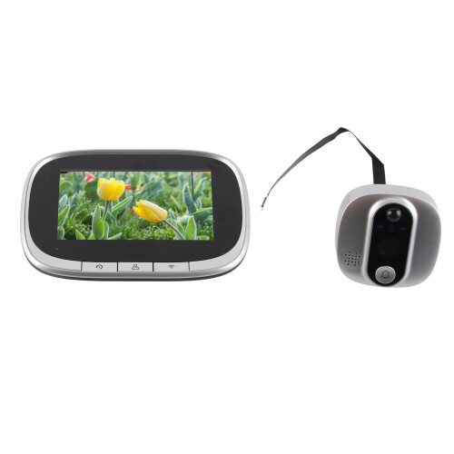 4.3in WiFi Peephole Camera Motion Night Vision 2Way Audio 1
