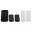 (US Plug) Drahtloser Türklingel-Touch-Button 38 Klingeltöne IP44 wasserdicht 1