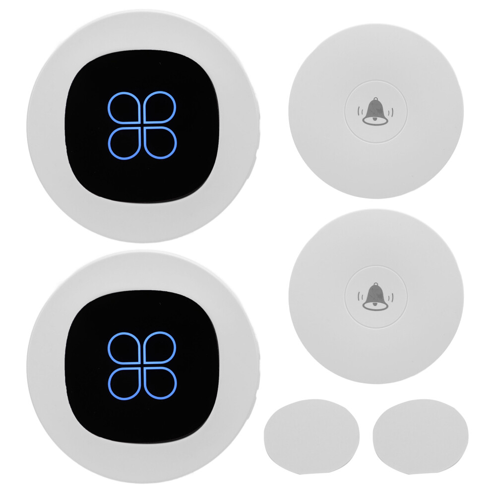 (Uk Plug) Wireless Doorbell 58 Melodies Waterproof Led Flash Eu Plug 604725137418