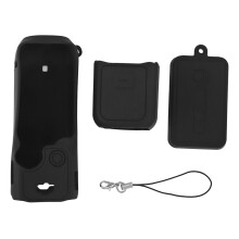 (Black) Silicone Case for OSMO Pocket 3 Dustproof Scratch Resistant