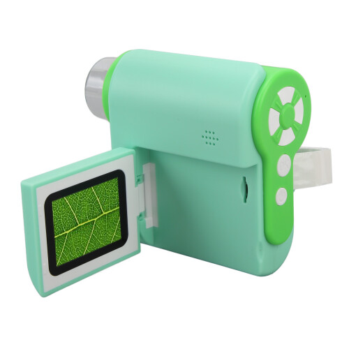 (Yellow Green) Kids Handheld Microscope 2.0in IPS 3 Modes Type C Charging Yellow 2