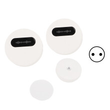 (EU Plug) Drahtlose Türklingel IP44 wasserdicht 58 Melodien LED UK-Stecker