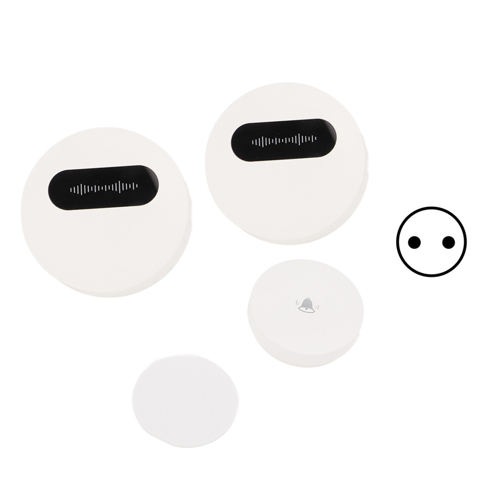 (Eu Plug) Self Powered Wireless Doorbell Waterproof 58 Melodies Uk Plug 604725137593