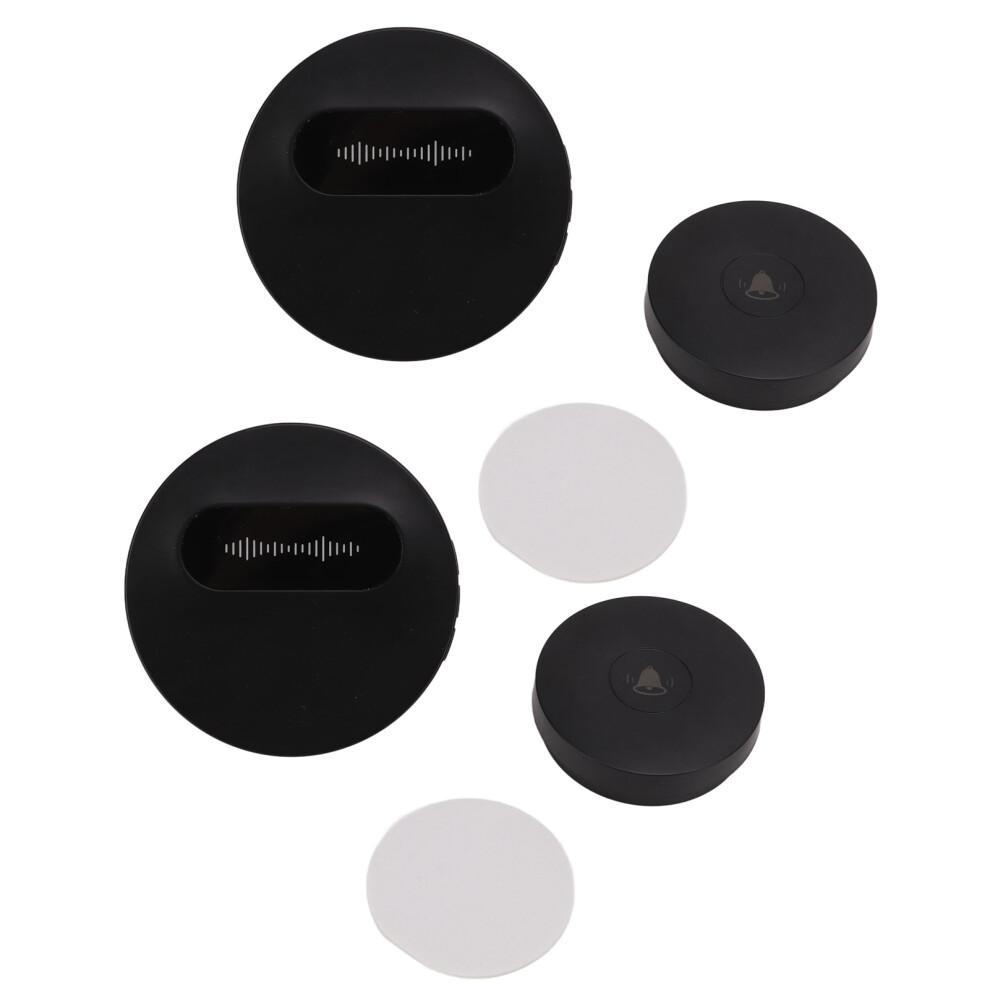 (Us Plug) Wireless Doorbell Ip44 Waterproof 58 Ringtones 2 Transmitters 604725137487