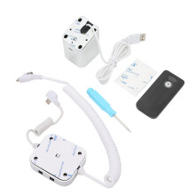 (for Android Port) Anti Theft Phone Stand 95-120dB Alarm Fast Charging Infrared Remote