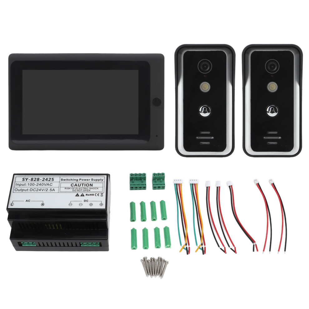 7In Wired Video Intercom Doorbell Night Vision Wifi App 604725139023