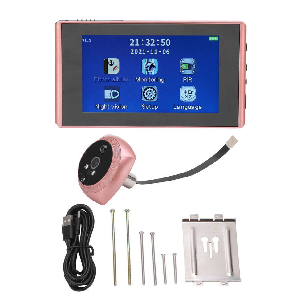 Digital Door Viewer 4.3In Hd Smart Peephole 604725140654