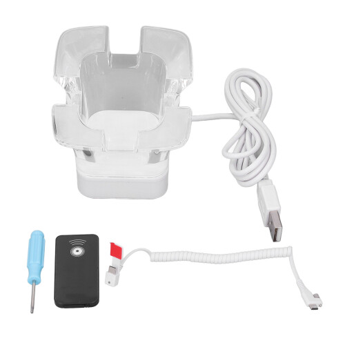 (Type C Port) Anti-Theft Phone Stand 100DB Alarm Fast Charging for Android