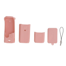 (Pink) Silicone Case Cover for Pocket 3 Dustproof Scratch Resistant Grey