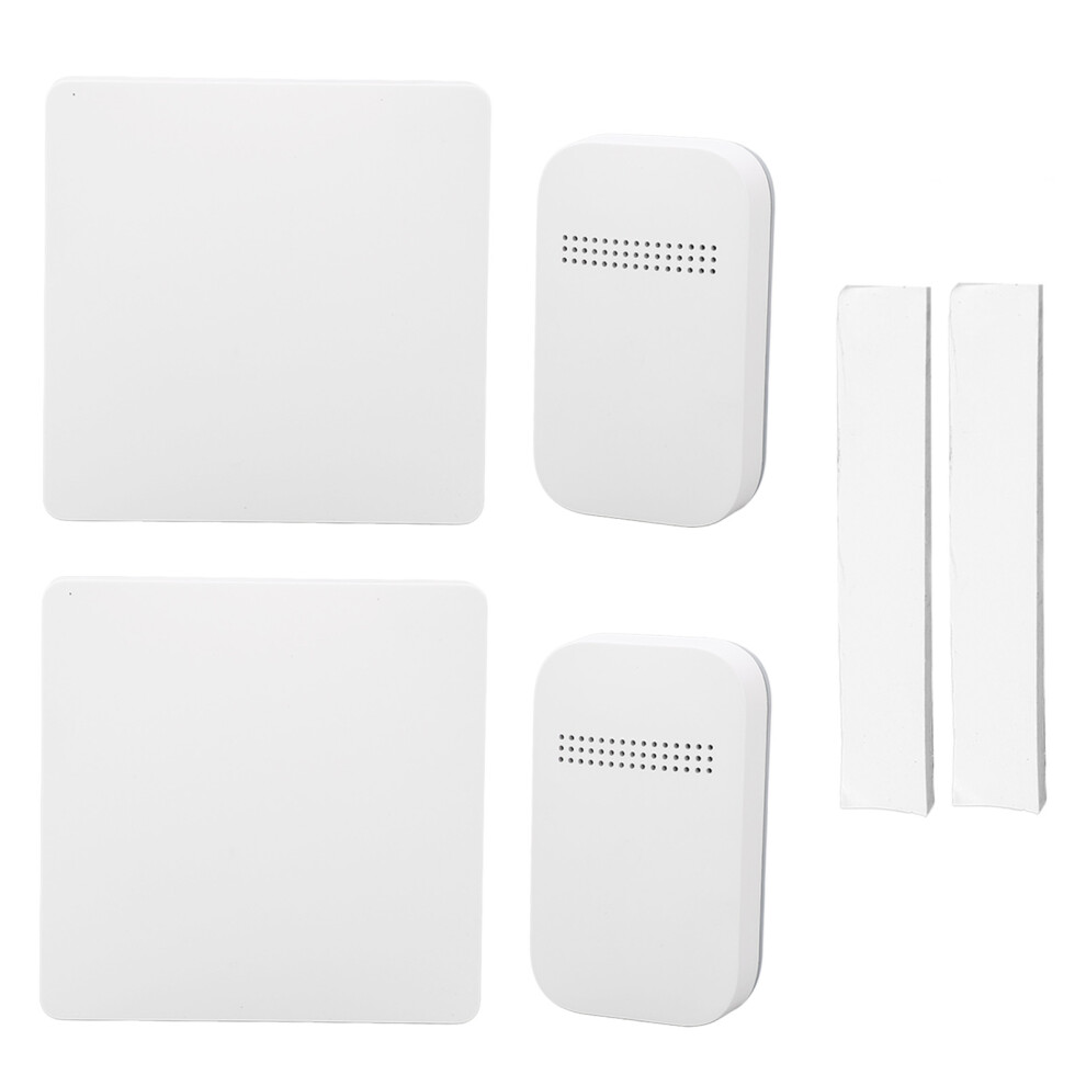 (Uk Plug) Self Powered Doorbell 2 For 2 433Mhz 38 Ringtones Wireless For Home Ac 604725133540