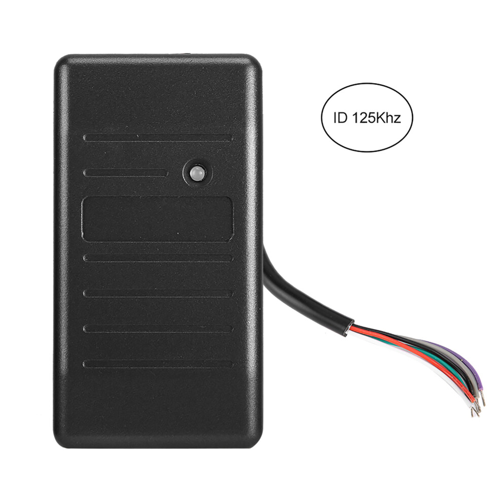 ( Id 125Khz) Security Rfid Card Access Control Reader Wiegand 26/34 Waterproof Black 604725159878