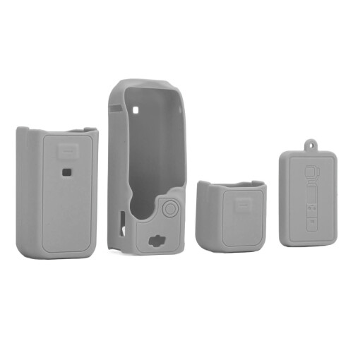 (Grey) Silicone Case Cover for Pocket 3 Dustproof Scratch Resistant Grey 2