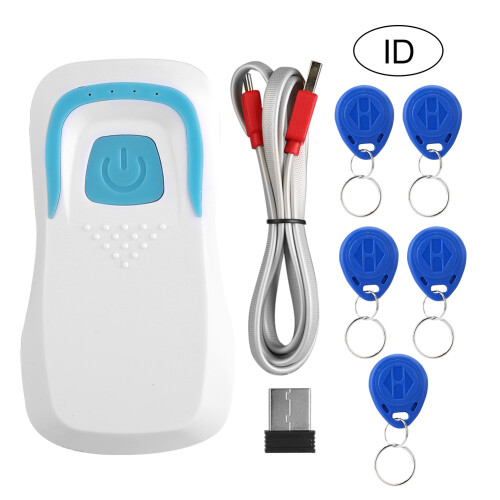 (White IC+Scaning) Bluetooth RFID IC Card Reader 13.56MHz 125Khz Wireless