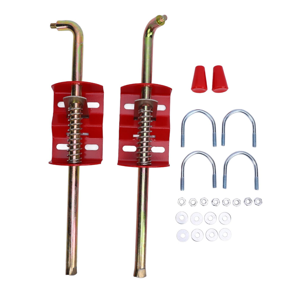 2 Sets Cane Bolt Farm Gate Anchor 18 Inch Alloy Steel 604725171658