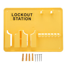 Lockout Tagout Station Wall Mounted Safety Kit for Industry