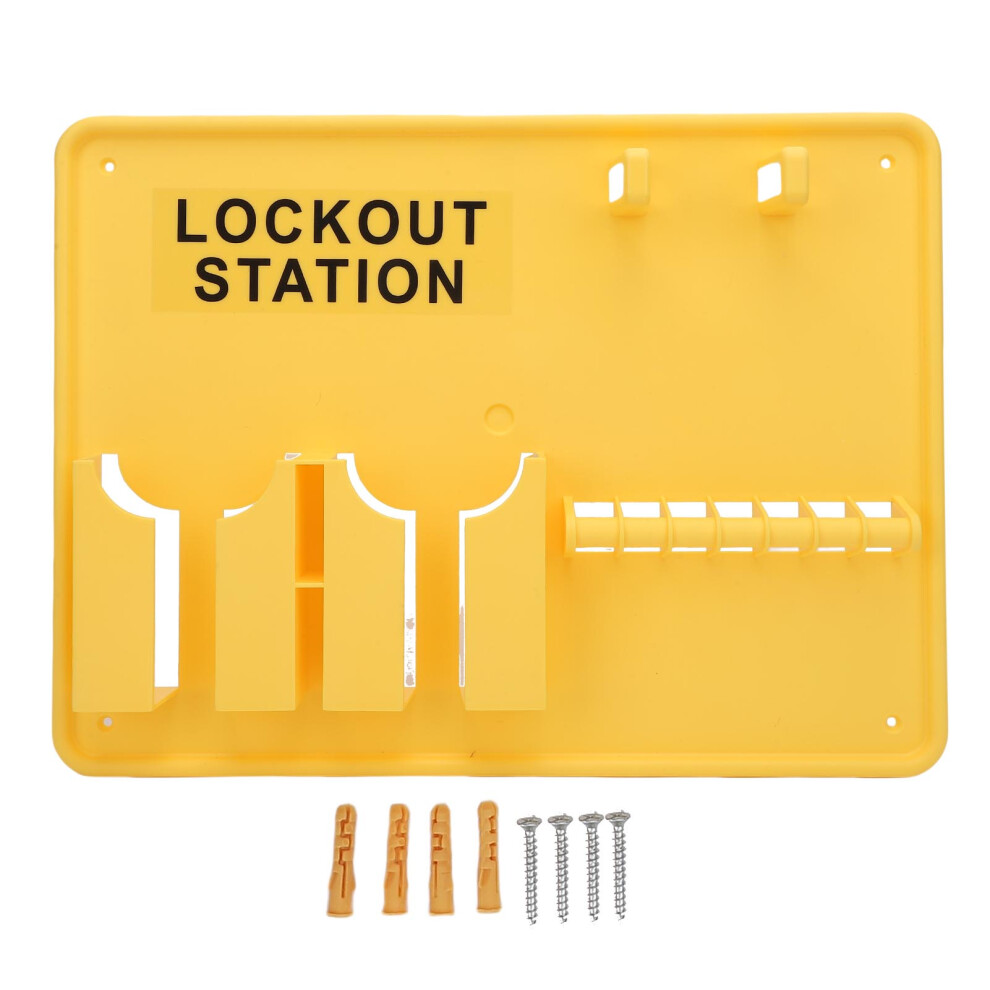 Lockout Tagout Station Wall Mounted Safety Kit For Industry 604725171740