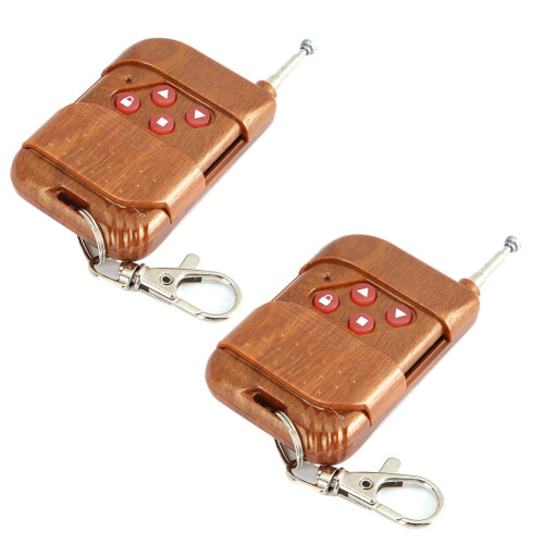 2x 4-Tasten 433MHz ABS-Lerncode-Elektür-Remote 2