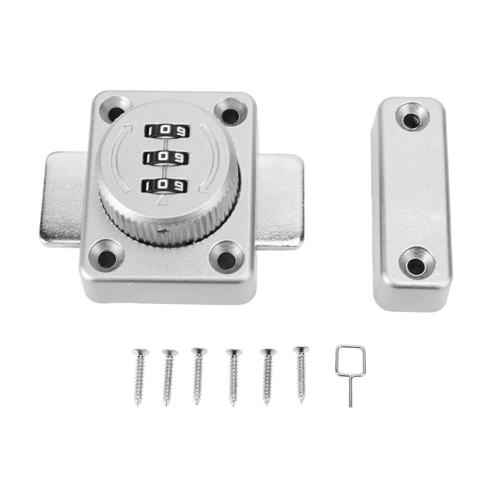 Cabinet Mechanical Combination Lock Aluminum Alloy Enhanced Safety 604725171849