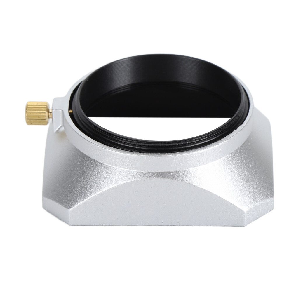 49Mm Lens Hood Square Sun Shade Shield For Digital Camera Silver 643505084931