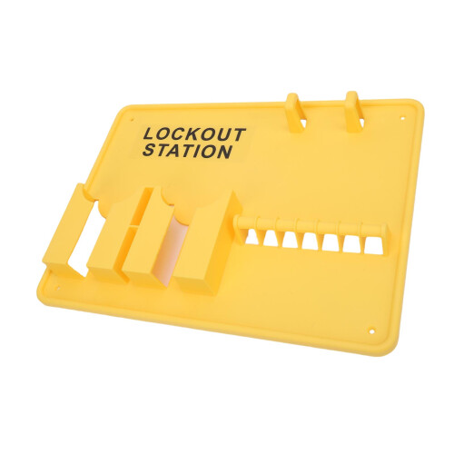 Lockout Tagout Station Wall Mounted Safety Kit for Industry 2