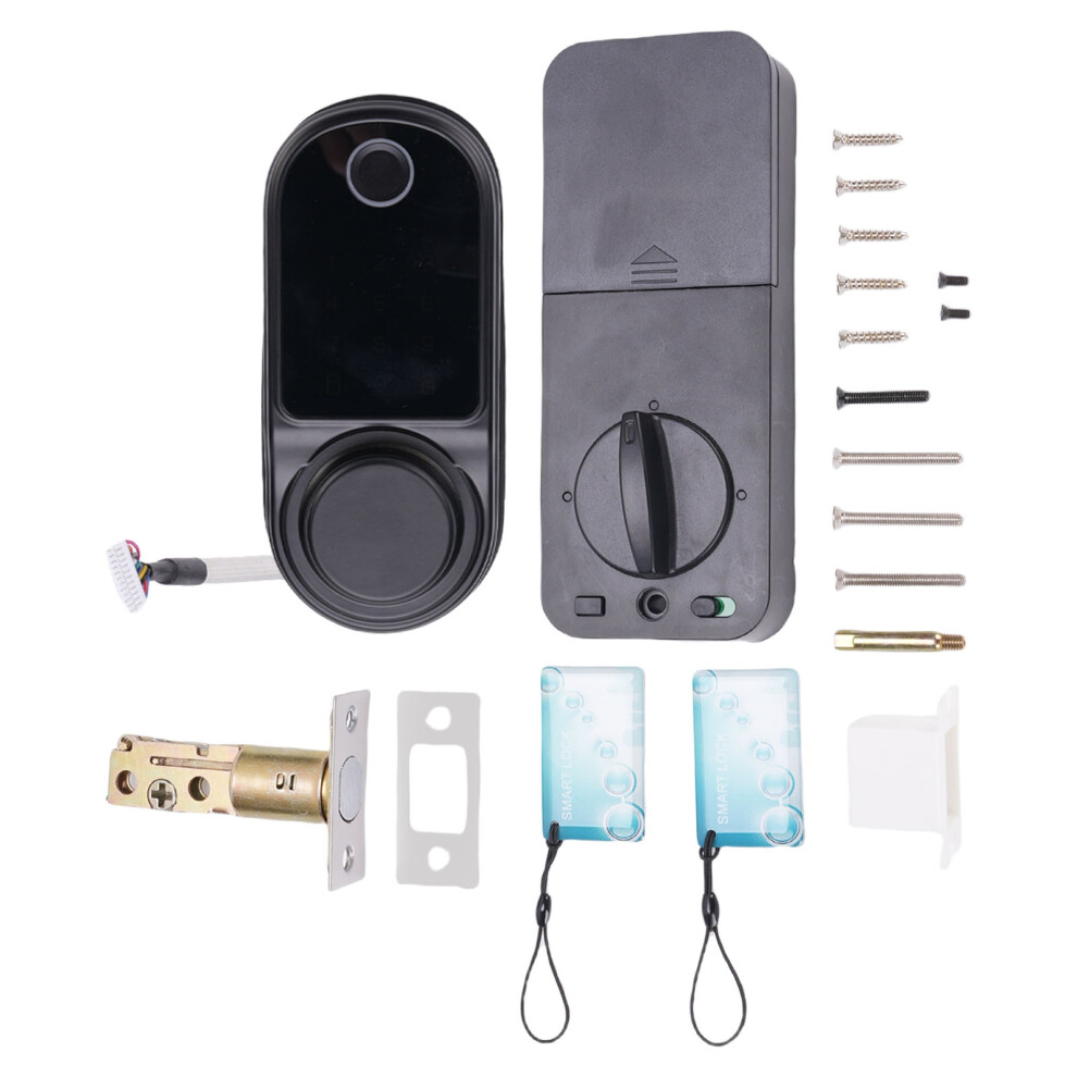 Smart Fingerprint Door Lock Keyless Keypad App Control Front Door 604725171870