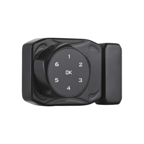 (Black) Smart Schrankverschluss elektronisch 3-12mm Glas Holz 1