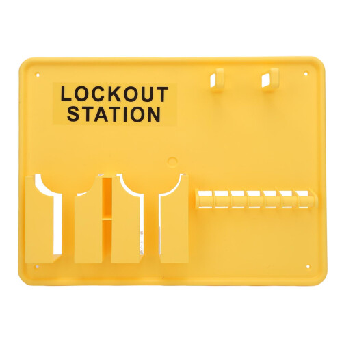 Lockout Tagout Station Wall Mounted Safety Kit for Industry 1