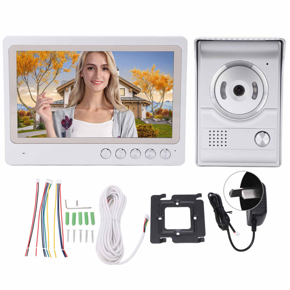 (Au Plug) 9In Hd Video Intercom Ui Interface Doorphone System Smart Access 604725160690