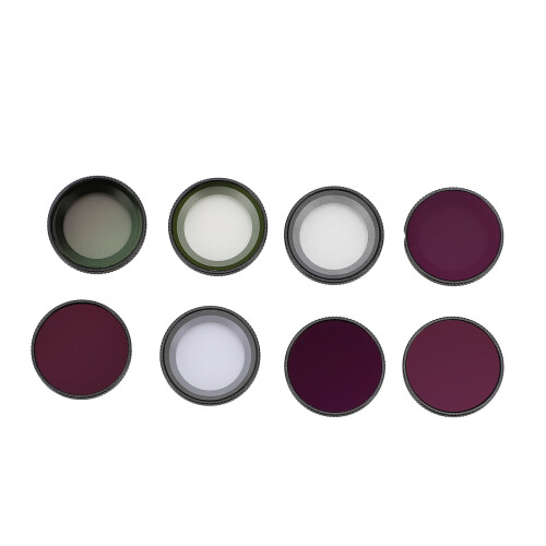 8 in 1 Lens Filter Set Optical Glass for GO3S with Case 2