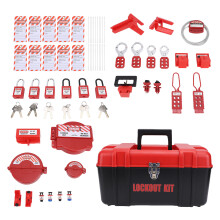 Sperren-Tagout-Set Klemme für Sicherungskasten mit Werkzeugkasten
