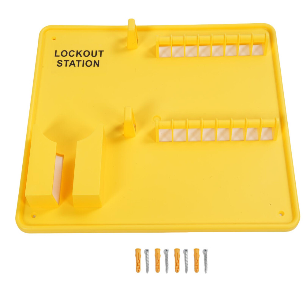 Lockout Tagout Station Wall Mount Heatproof Safety Padlock Loto Board 604725172013