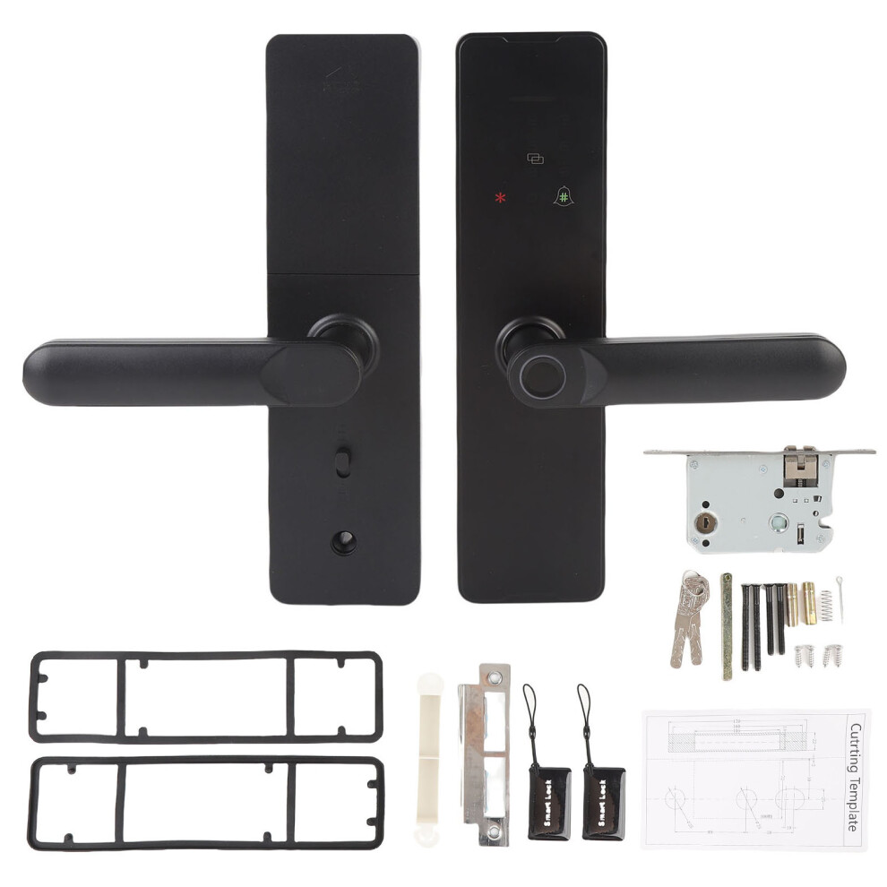 Fingerprint Door Lock For Tuya App Password Ic Card Keyless Entry 604725172068