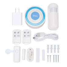 (US Plug) WiFi Alarm System Sound Light App Control 433.92MHz Smart Door