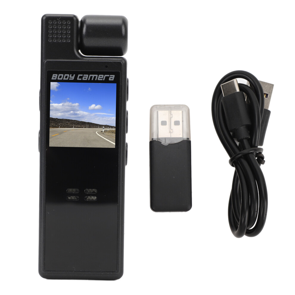 4K Wearable Camera Wifi 1.3" Hd 1080P Ir Night Vision 180 Lens 643505085266