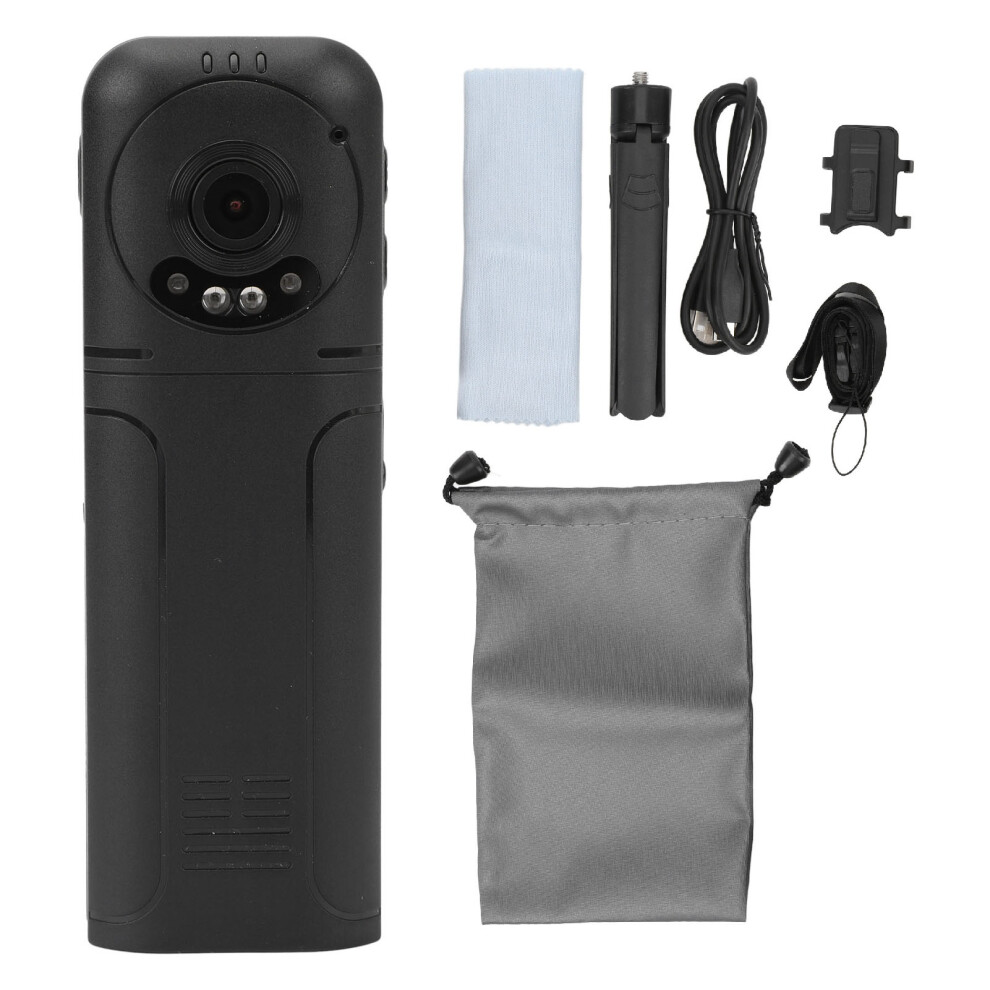 Wearable Camera 1440P Hd Night Vision 1.3In Lcd Wifi Body Recorder 643505085396