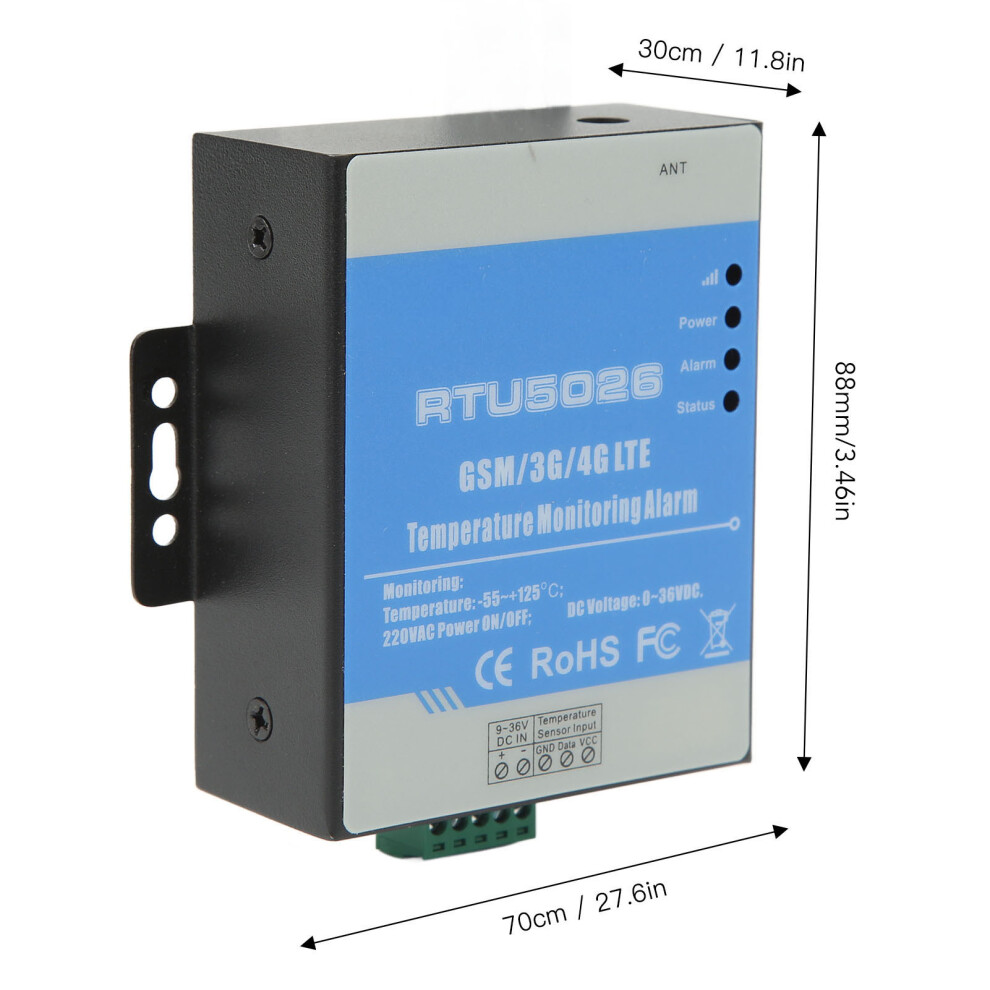 (4GlâE Eu Plug) Gsm 3G 4G Humidity Temp Alarm Env Monitor Ac100-240V 4Gl-A Us Plug 604725130433