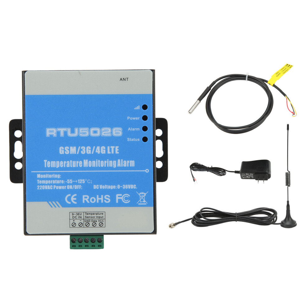 (4GlâV Us Plug) Temperature Alarm Metal For Solar Power Station 604725130426