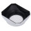Silver Retro Square Lens Hood for 40.5mm Camera 5