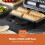 GEEPAS GEEPAS Sausage Roll Maker, 4 Quick Rolls, Non-Stick Coated Plates 3