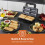 GEEPAS GEEPAS Sausage Roll Maker, 4 Quick Rolls, Non-Stick Coated Plates 4