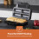 GEEPAS GEEPAS Sausage Roll Maker, 4 Quick Rolls, Non-Stick Coated Plates 6