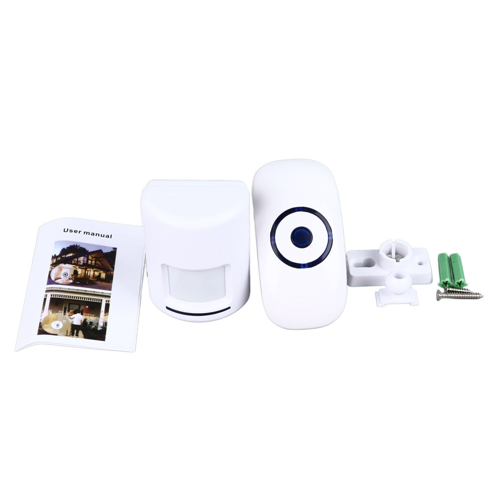 Infrared Sensor Doorbell Wireless With 36 Ringtones 1 Receiver 604725125903