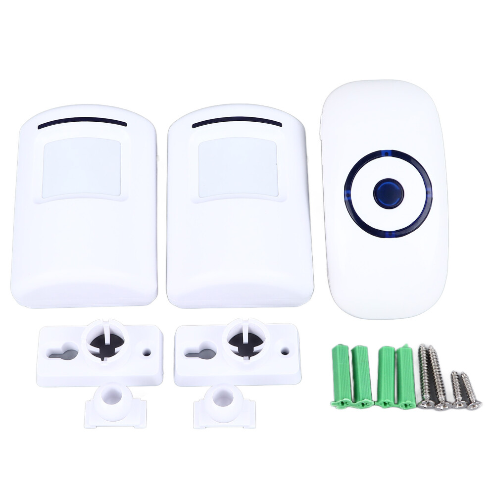 Infrared Sensor Door Bell 2 Transmitter 1 Receiver Accurate Detection 604725125811