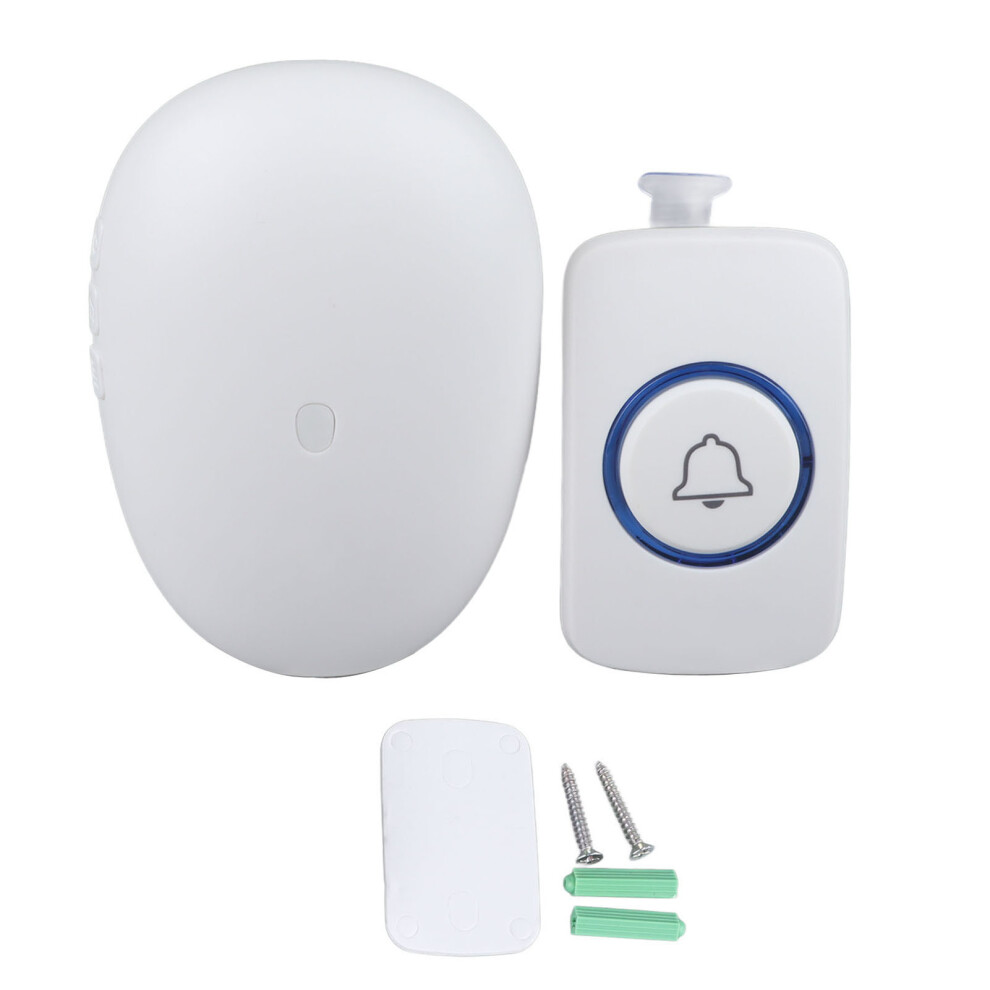 Wireless Doorbell Colorful Flashing Light 57 Ringtone Adjustable 604725127440