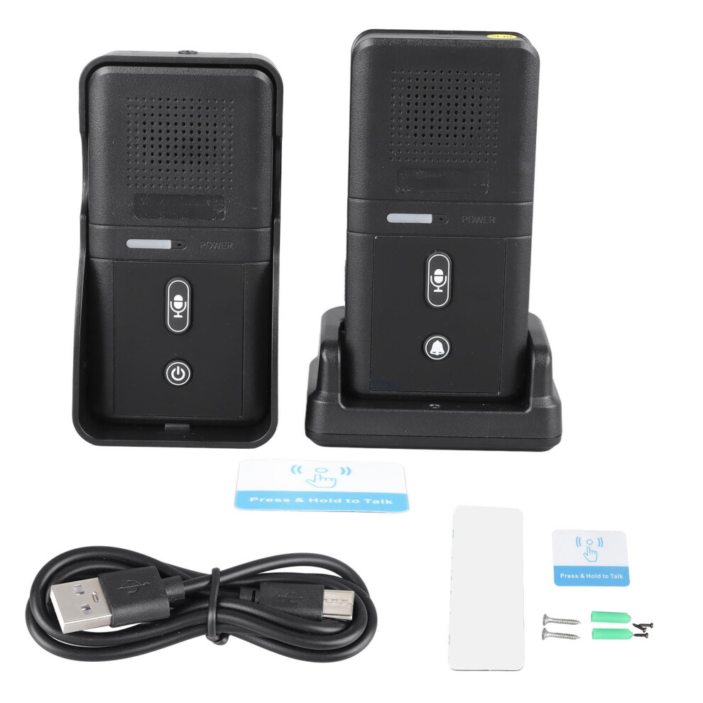 Wireless Intercom Doorbells Two Way Voice Doorbell 604725127952