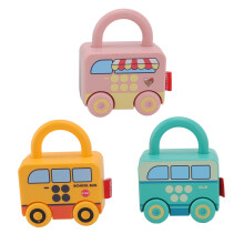 Cierres deslizantes con forma de coche para niños - 1 juego, colorido