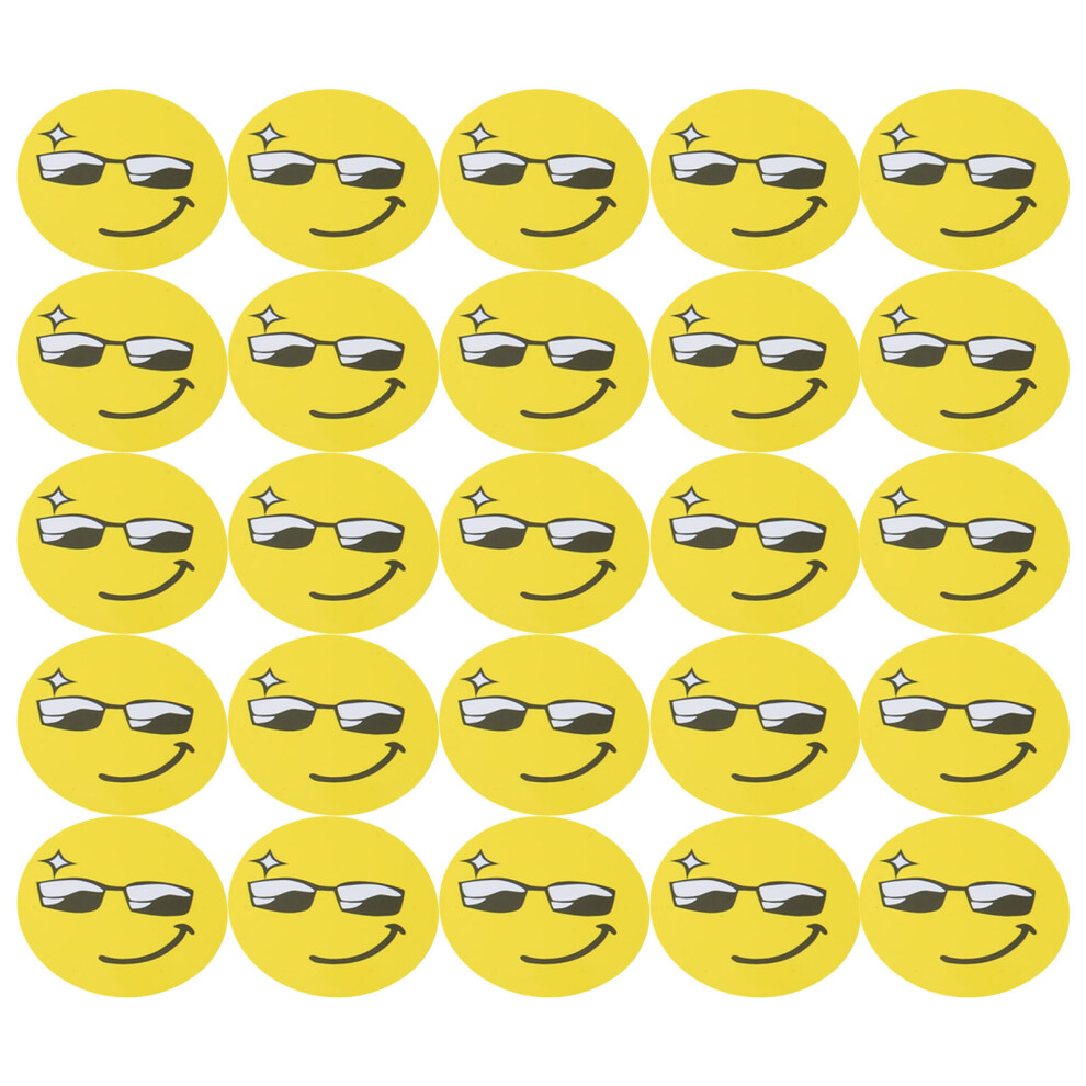 (Glasses Face) 20Pcs Nfc Stickers 125Khz Compact Anti-Interference For Devices 604725129260