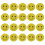 (Type 4) 20x CUID NFC Aufkleber rund 40mm Typ 4 1