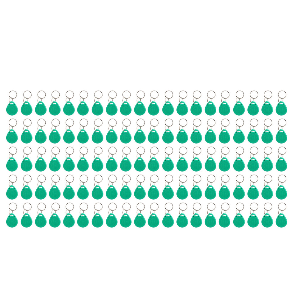 (Dark Green) 100 Pcs 125Khz Rfid Key Fob Contactless Proximity Id Dark Green 604725130778
